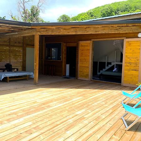 Charmant Bungalow Tout Confort Climatise - Terrasse Et Acces Plage ! Deshaies Bagian luar foto